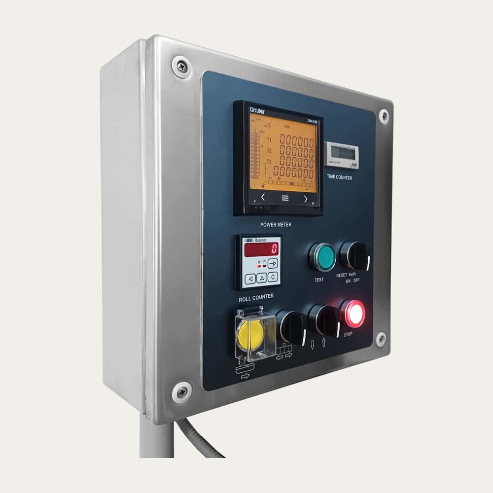 Control-panel-of-Laboratory-Pulp-Refiner-PFI-Type